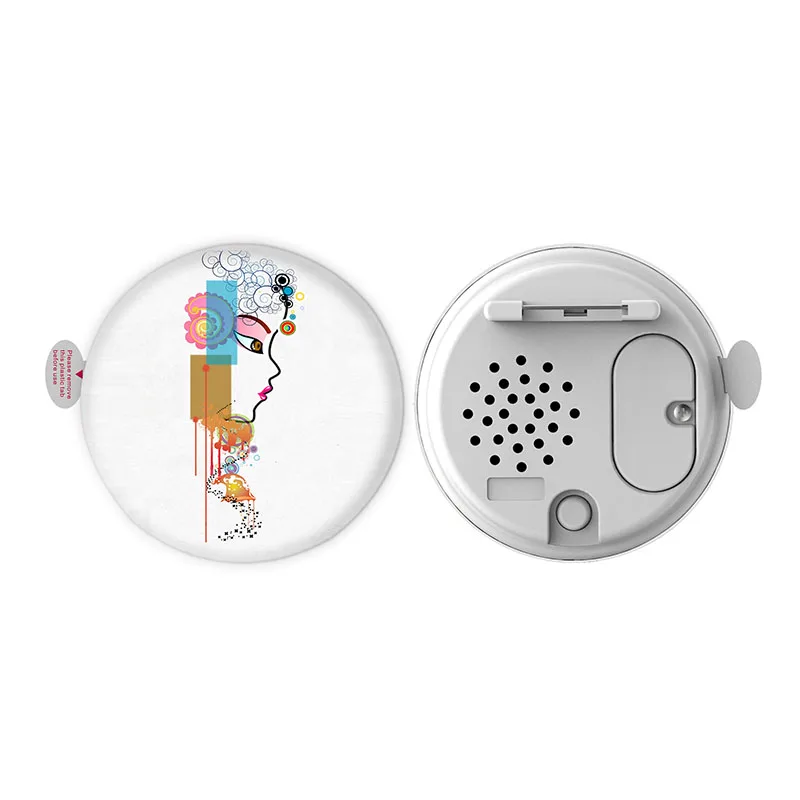 Factory Cheap Souvenirs Talking Corporate Gifts Custom Promotional Buttons Badge Talking Clothing Magnets Music Name Badges