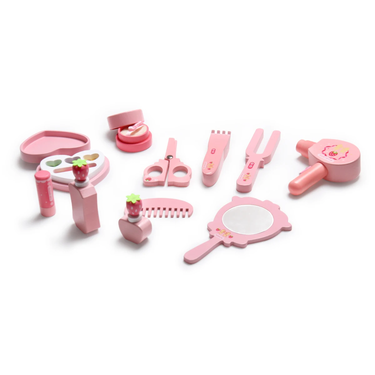 Детские Подарки для девочек, деревянная игрушка, комплект для ролевых игр, косметическая игрушка, деревянная игрушка для макияжа, набор для детей