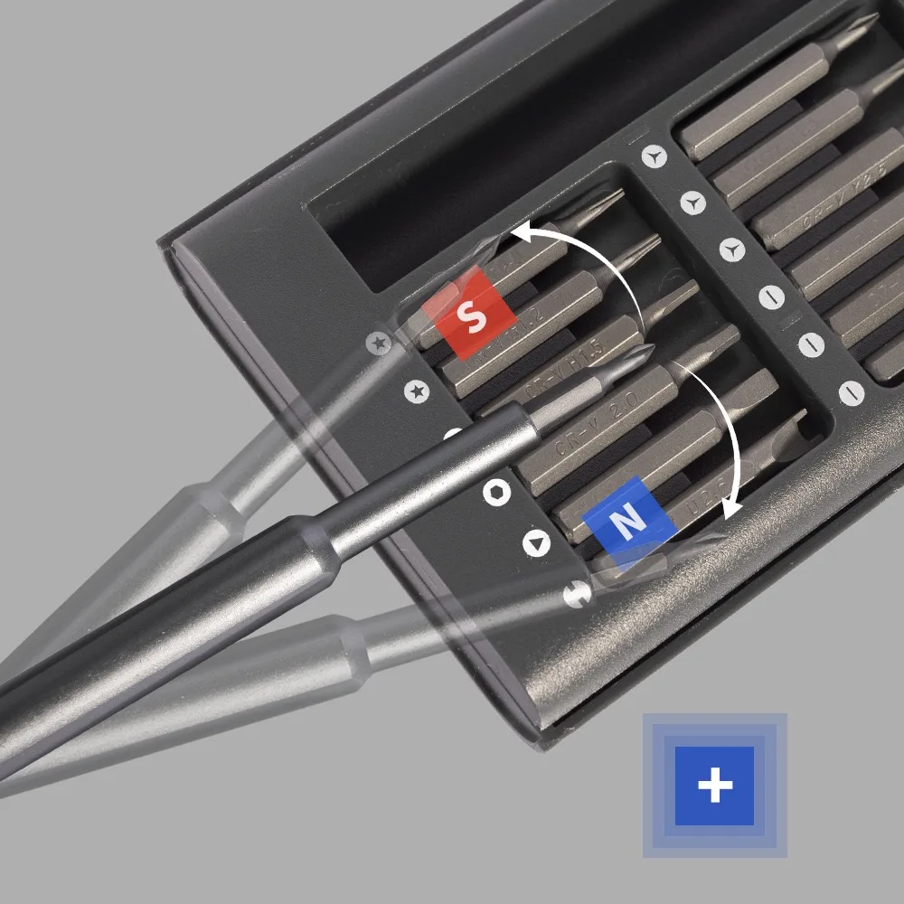 TOOLJOY 25 in 1 Set Torx Slotted Screwdriver Basic Tool Kit Hand Tools Magnetic Cell Phone Repair Kit Screwdriver Set