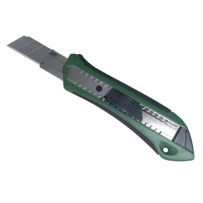 Heavy Duty 18 mm Blades Auto Lock Industrial Knife Cutter