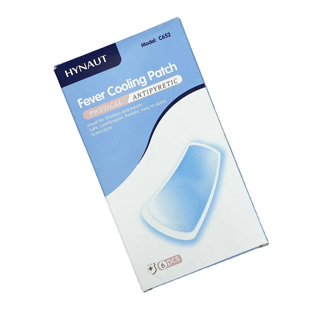 
Hydrogel Fever reducing cool patch, Ice cooling gel fever patch 
