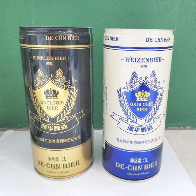 Chinese Tinplate cans supply beer alcohol drink cans high capacity 1L beer cans empty bottles