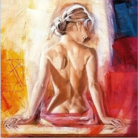 Modern POP Art Painting Home Decoration Wall Art African Art Sexy and Nude Women