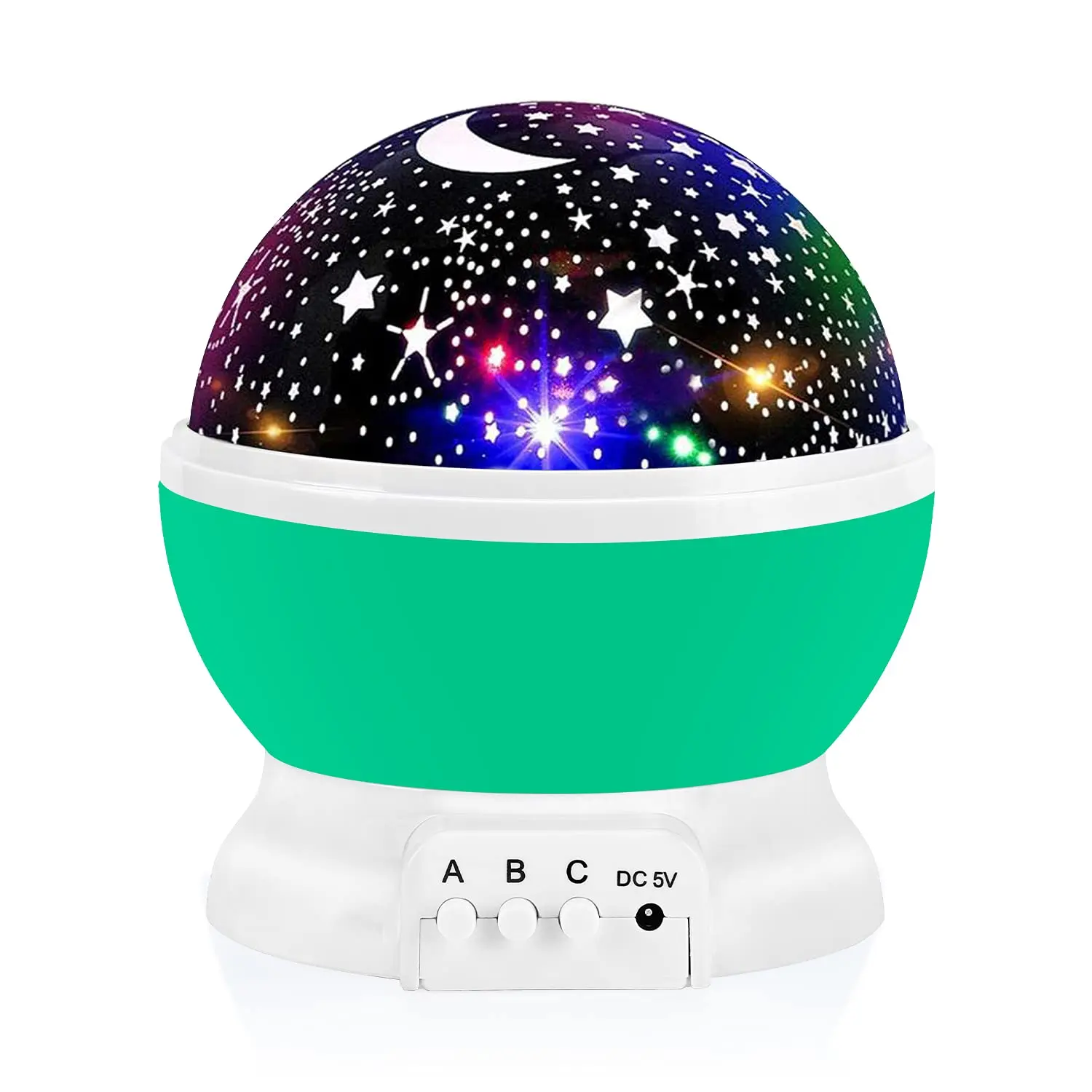 TIANHUA Holiday 360 degree Starry Sky Baby Night Light Ocean Wave Led Moon Star Starry Projector Lamp Product