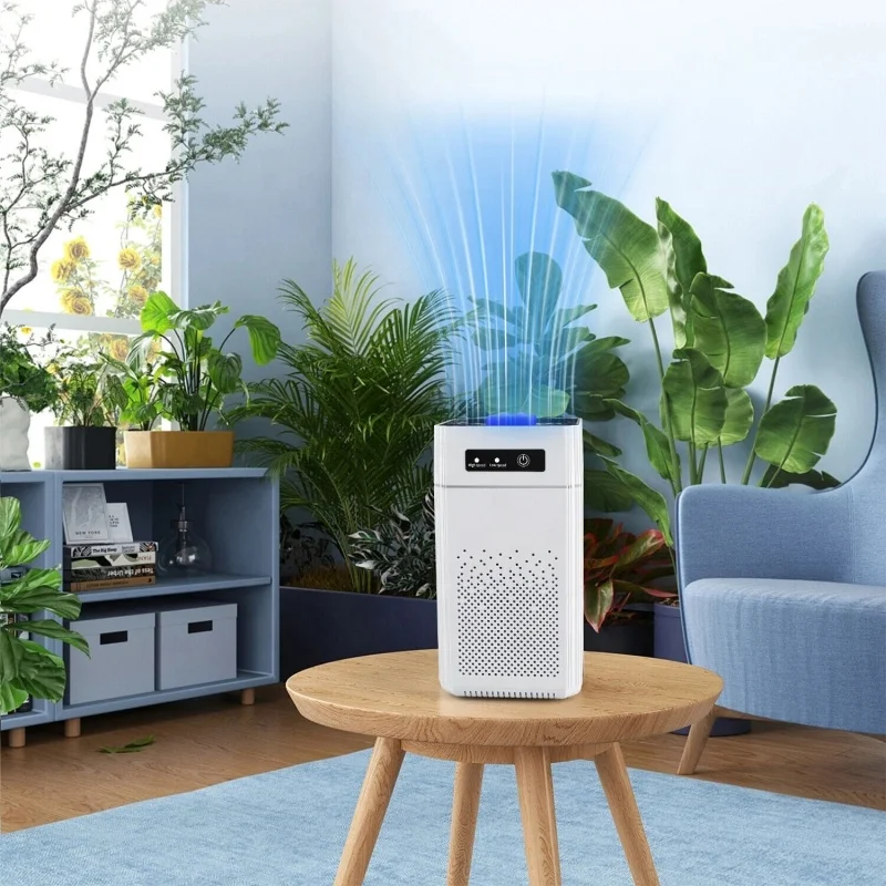 Aromatherapy Function Home Air Purifiers HEPA Air Quality Sensors Remove Smoke Pet Smell Mini Air Purifier
