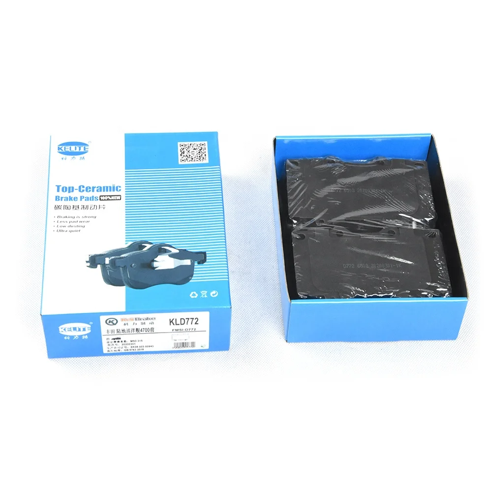 Durable Friction coefficient 0.35-0.45  heat Resistance advanced formulation car Ceramic Brake Pad