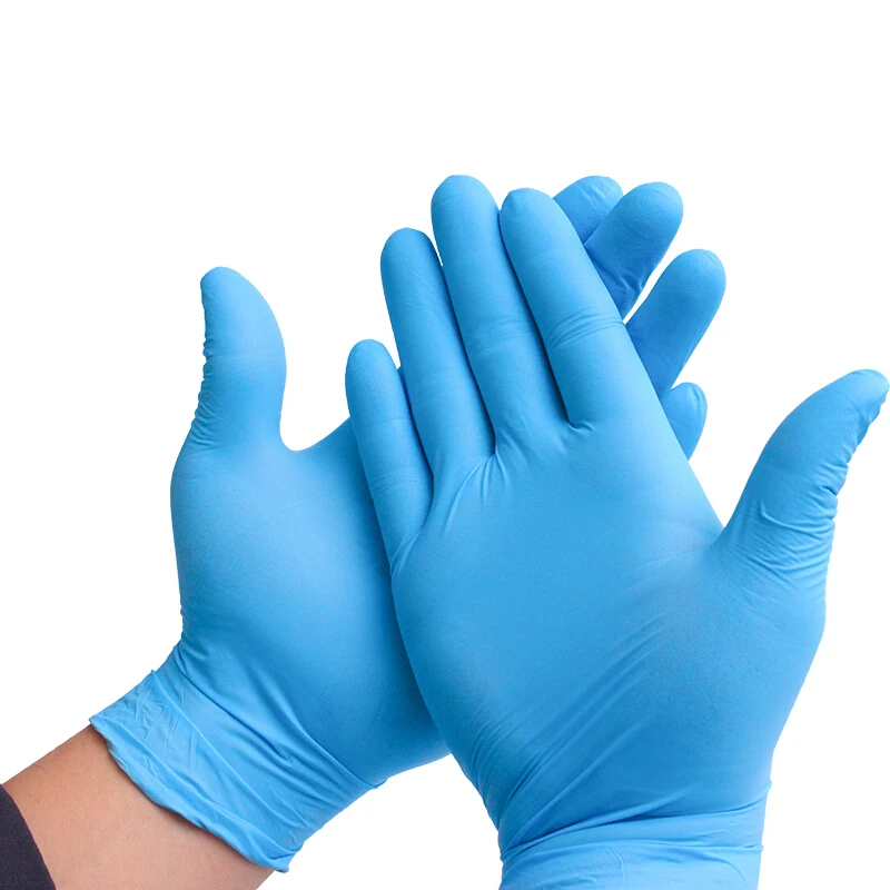 Powder freePowder free food grade cheap Nitrile disposable gloves in china with good products
