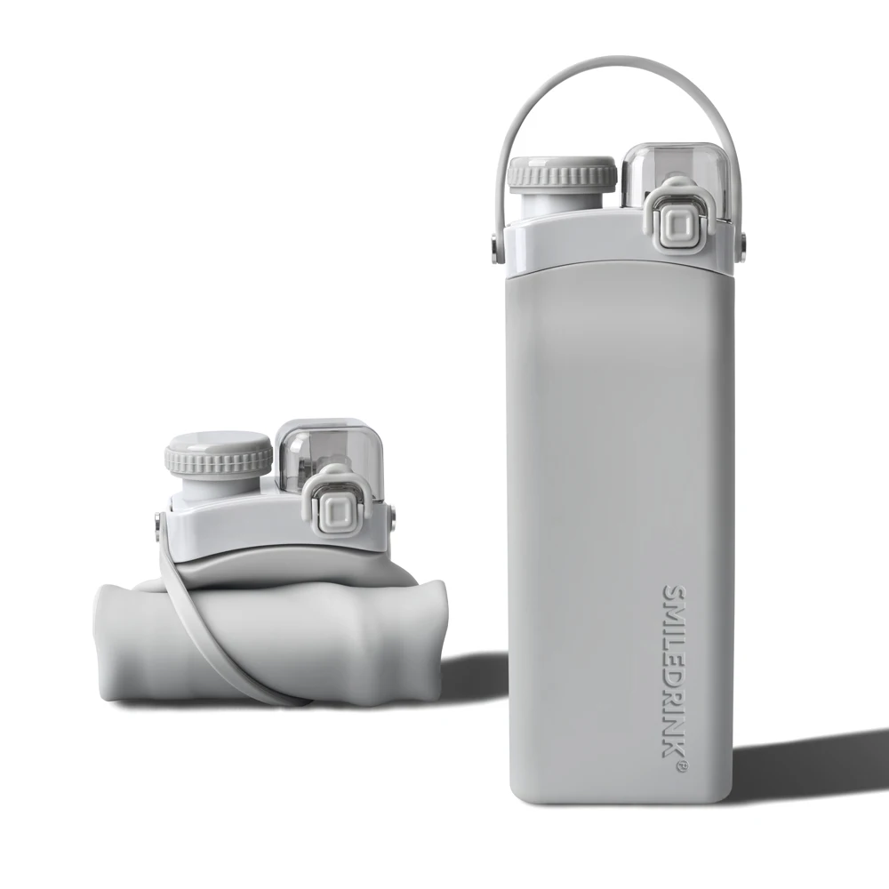 Free Sample  Eco Friendly Reusable Straw Cups for Kids with Silicone Lids and Sleeves Silicone Kids Cups