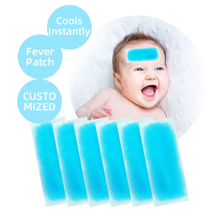 Health Care Product Adult Heat Reduce Cool Pad Hydrogel Baby Cooling Gel Patch