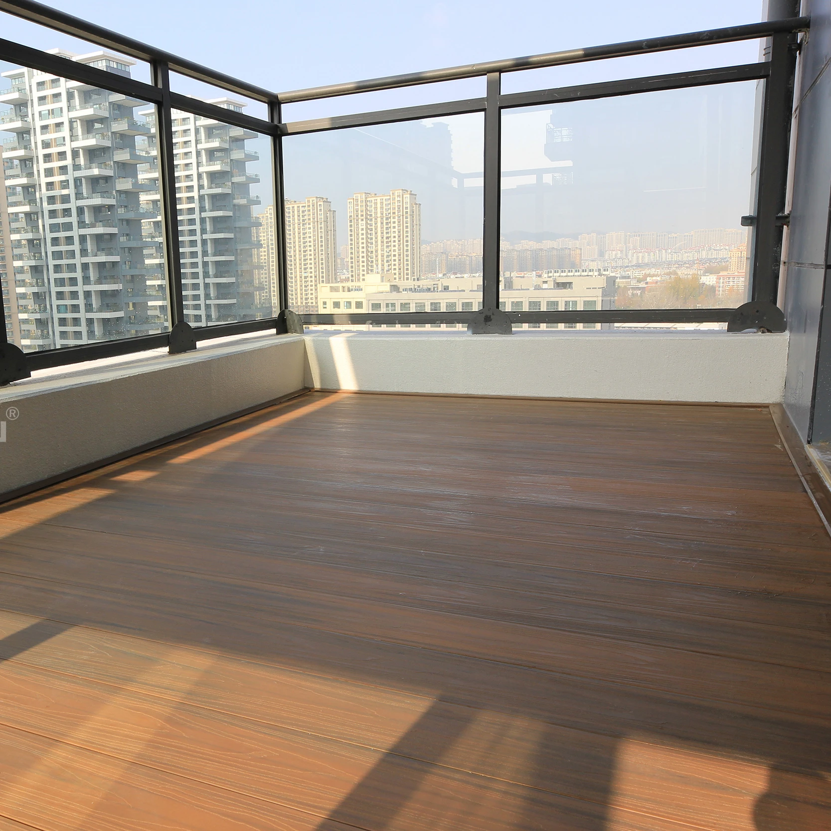 Anti-uv waterproof Co-extruded WPC Roof Terrace Floor