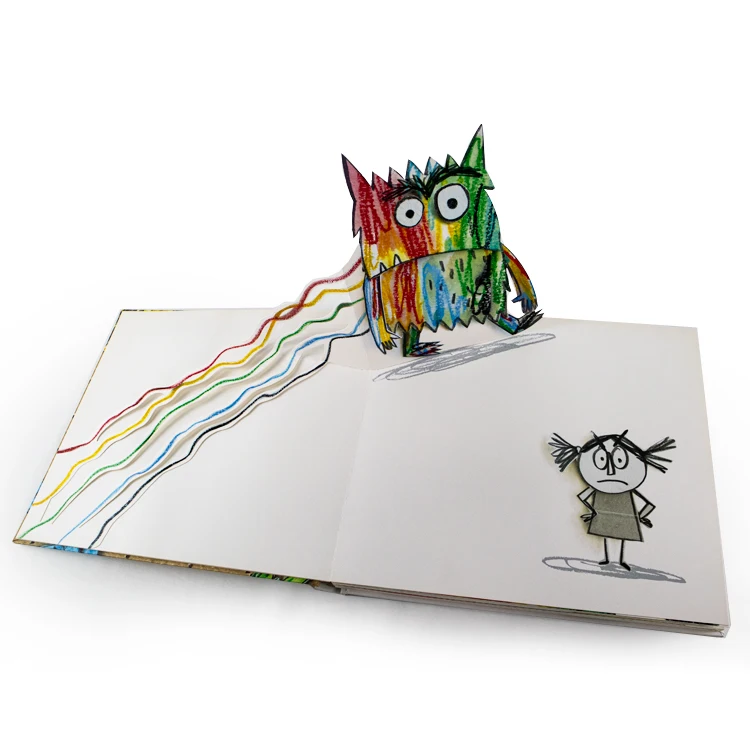High Quality Book Cheap Art Paper Hardcover Children Story 3D Pop Up Book Printing