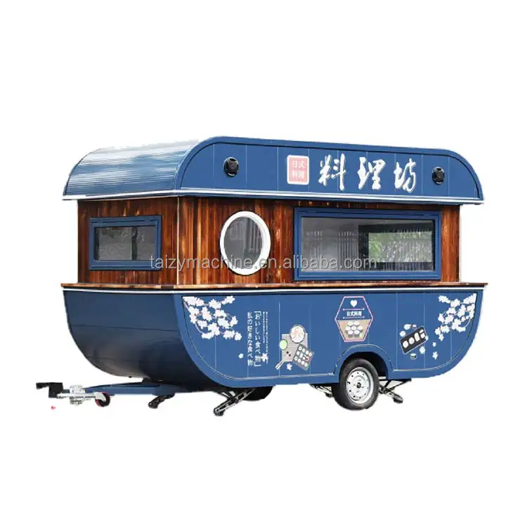 mobile food carts street outdoor bbq dining car fast hotdog food truck