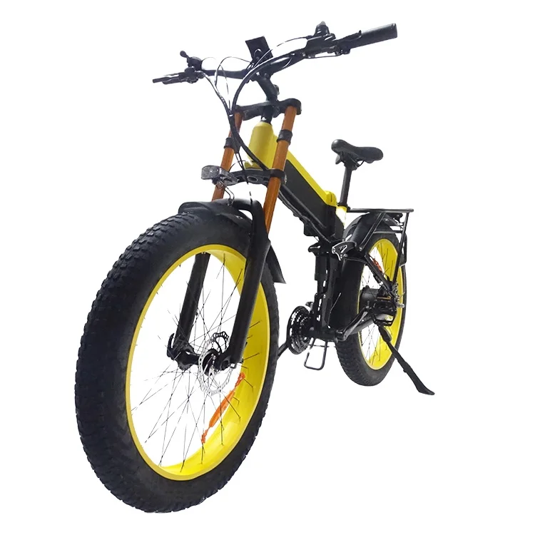 Hot electric folding bike 1000w motor bafang 17.5ah/ lithium cells Japan 55km/h hydraulic brake fast electric fat tire bicycle