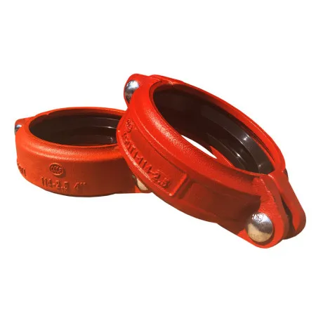pipe fittings Rigid groove joint grooved fittings ductile iron flexible coupling for fire fighting