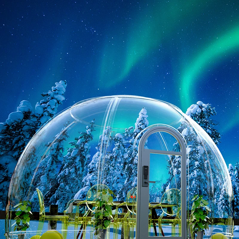 UNIFIVE 6x6 Free Standing Insulated bubble dome Veranda Sunrooms Roof Panels bubble dome