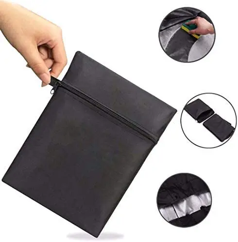 custom size 210d Anti-UV Patio gas heater cover outdoor rain proof waterproof tear resistant heater cover