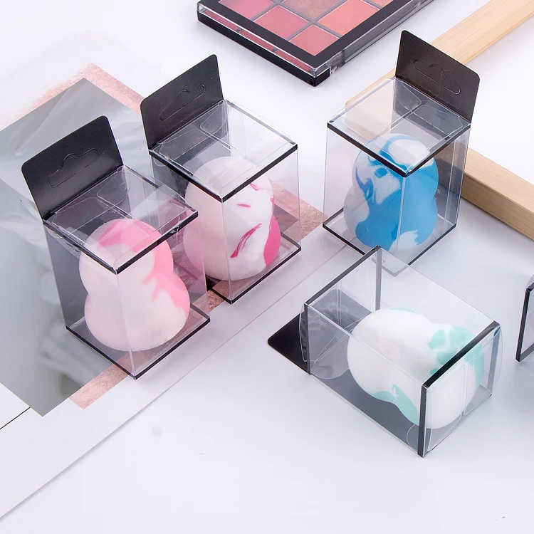 Натуральная Золотая Красивая латексная черная веганская косметическая губка