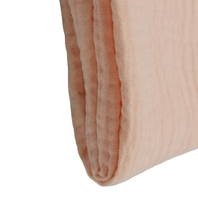 Best price cotton gauze dyed blanket fabric for baby