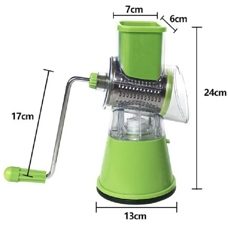 
Kitchen Accessories Manual Cheese Grater Blades Potato Carrot Vegetable Fruit Food Slicer Cutter 