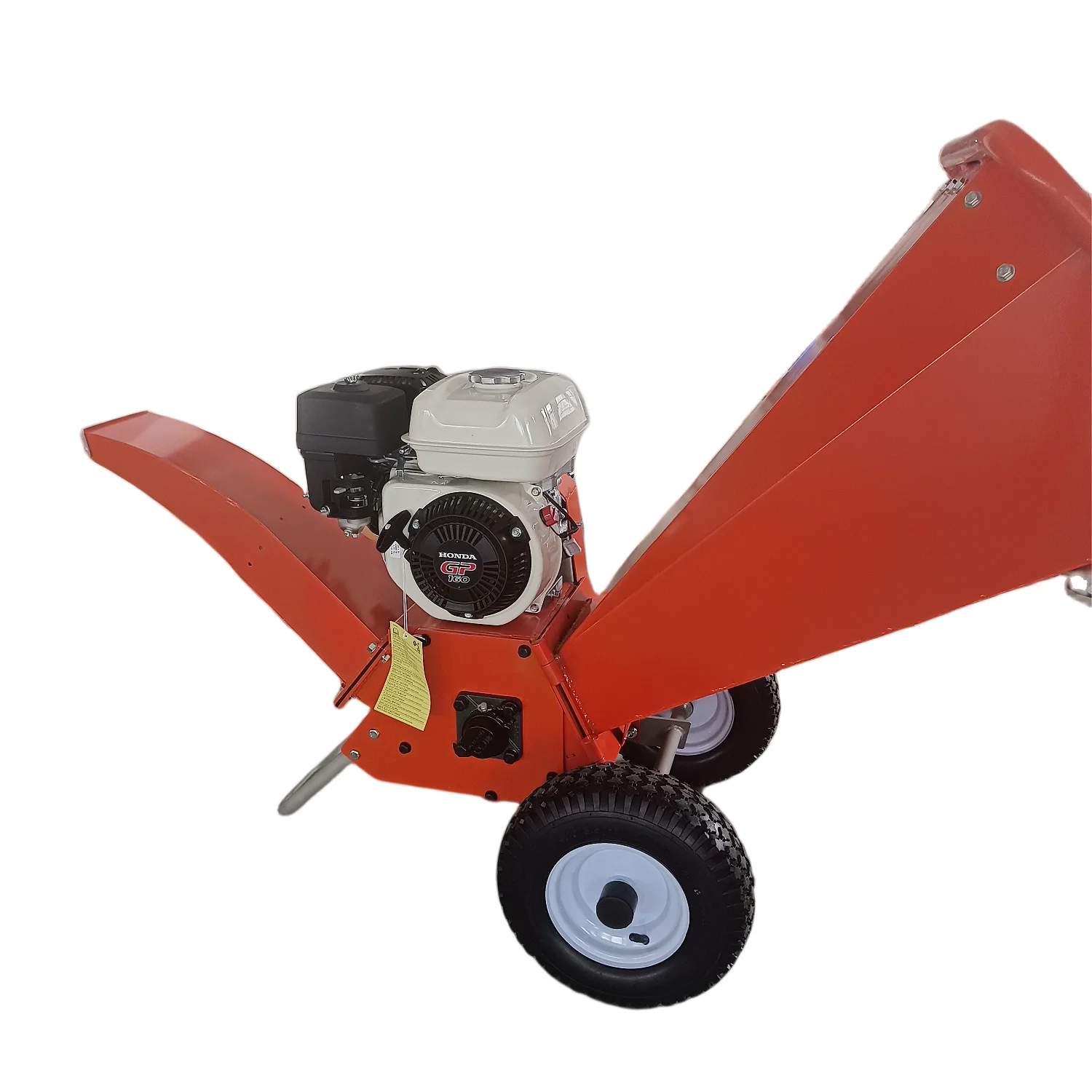 Gasoline Engine Powered wood chipper Shredder  212 cc Tree Branch Chipping Machine