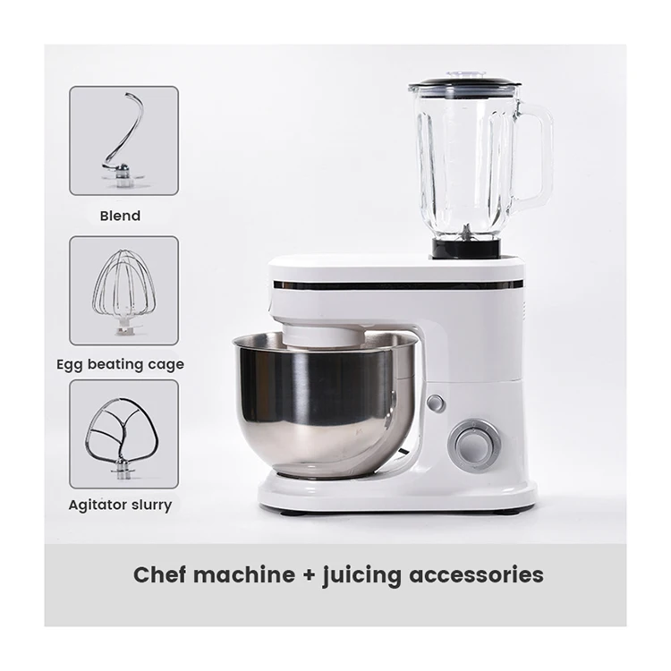 Commercial Cake Mill 3-in -1 Cake Dough Food Processing Machine Professional Intelligent Robot Multi-functional Vertical Blender