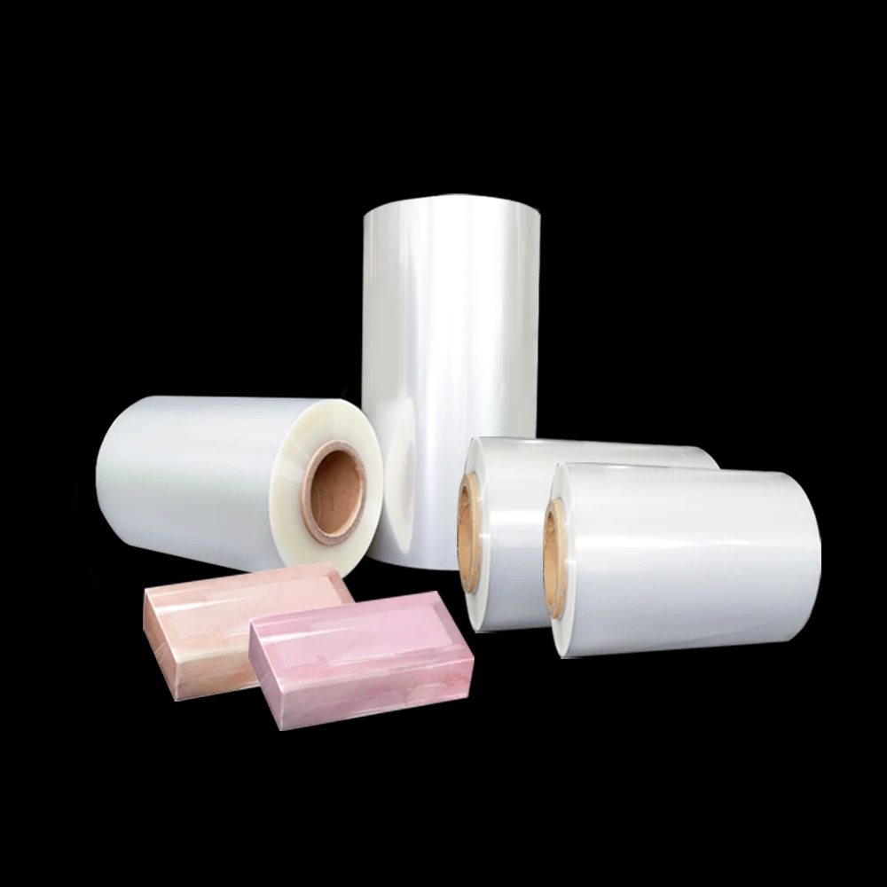 Polypropylene Transparent Shrink Wrap Film 10 12 15 19 25 30mic For Stationery  Books Electronics