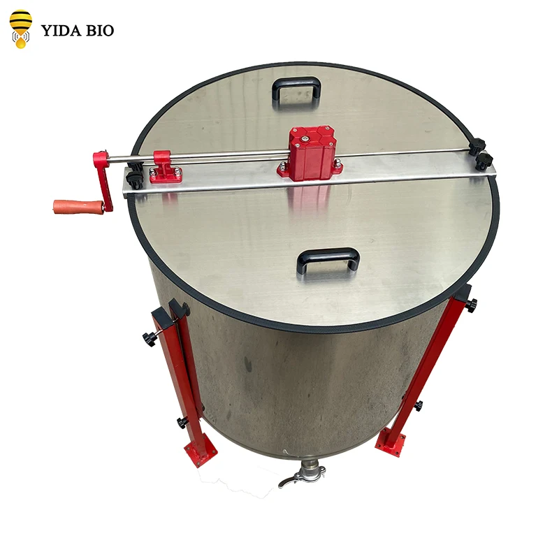 6 frames manual honey processing machine honey centrifuge