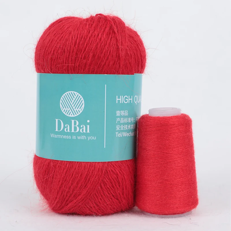 worsted wool blended knitting yarn inventory knitting yarn long mink wool yarn