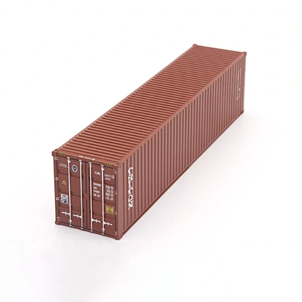 1:50 Scale 24.5cm High Simulation Alloy Triton Container Dry Cargo Container Container Logistics Truck Model Storage Yard Scene