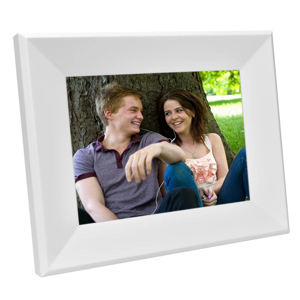 2021 Новая поддержка HD фото видео загрузка 8 дюймов Wifi умная деревянная цифровая фоторамка с HD ЖК-экраном