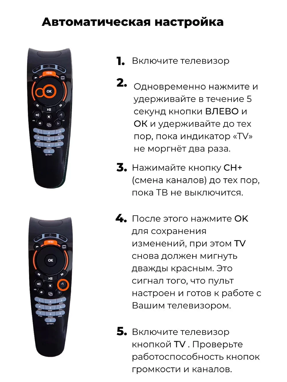 STB122A control is suitable for Wink set-top box