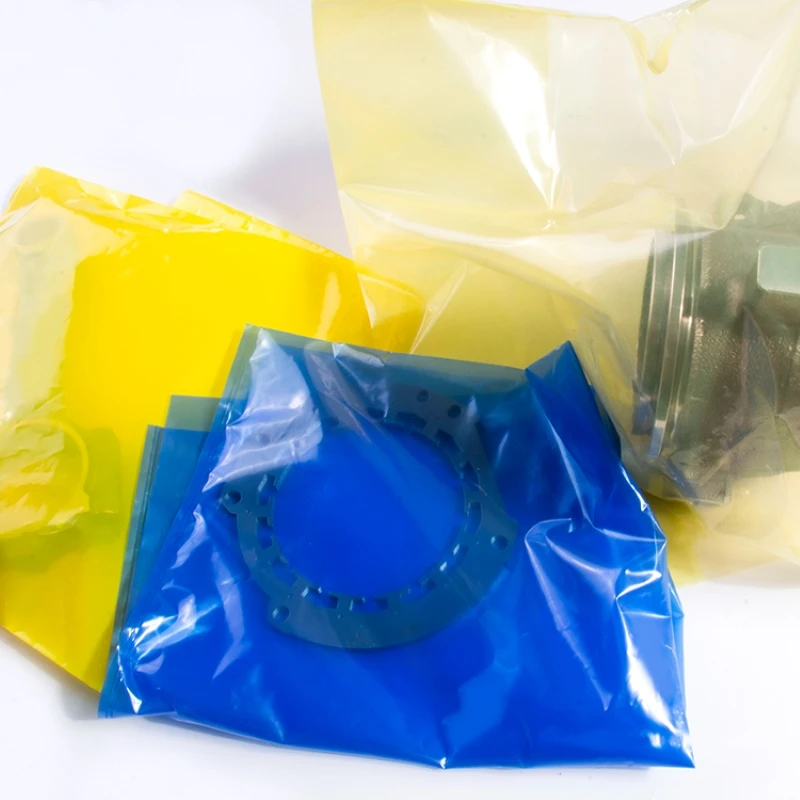 small plastic bag for packaging automotive spare parts and stamping hardware antirust pe bag vci poly bags