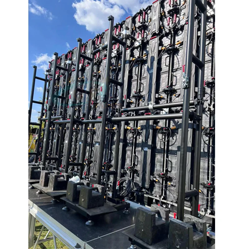 Led Screen Wall Ground Stand Support Truss For LED Cabinet