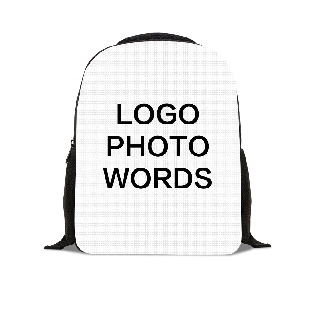 Cartoon Children Trolley Printable School Bag Detachable Blank Backpack for Sublimation