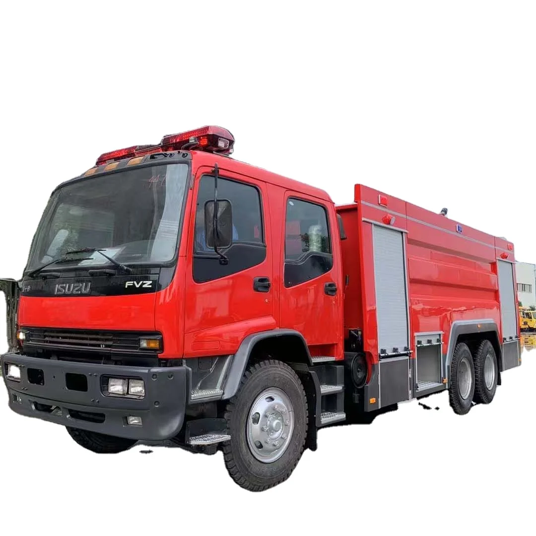 Japan lsuzu FVZ  6X4  12000lts Water Tender Fire Truck  camion de bomberos