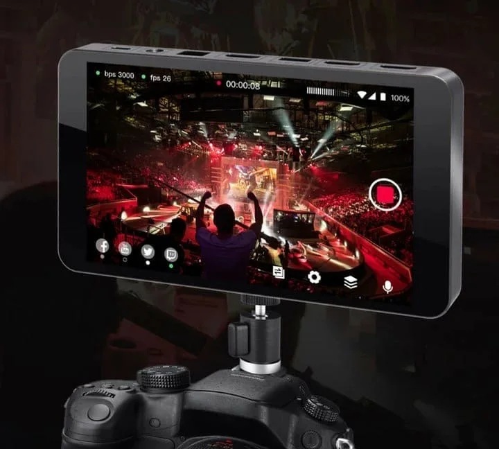 
Yolobox Portable Live Streaming Video Encoder Studio Live Broadcasting Device with 7 inch Touch- Screen Live Streaming Box 