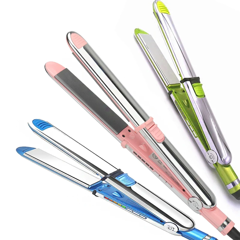 Оптовая продажа, индивидуальный выпрямитель для волос с индивидуальной этикеткой, Профессиональный Лучший выпрямитель для волос с нанопокрытием на 450 градусов, титановый выпрямитель для волос