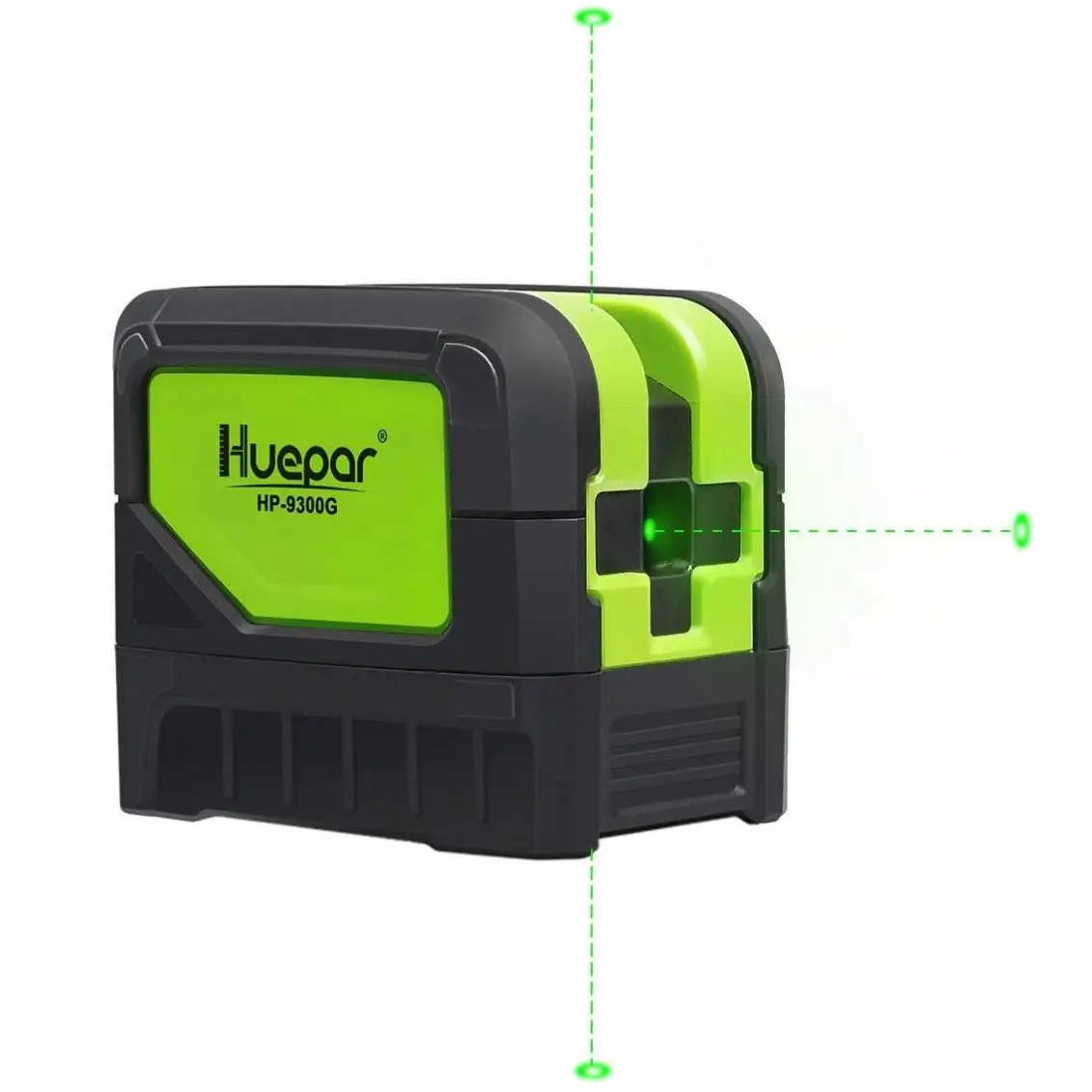 Huepar 9300G 3 Point Laser Self leveling Green Beam Laser Level with Plumb Spots for Soldering and Points Reference Positioning