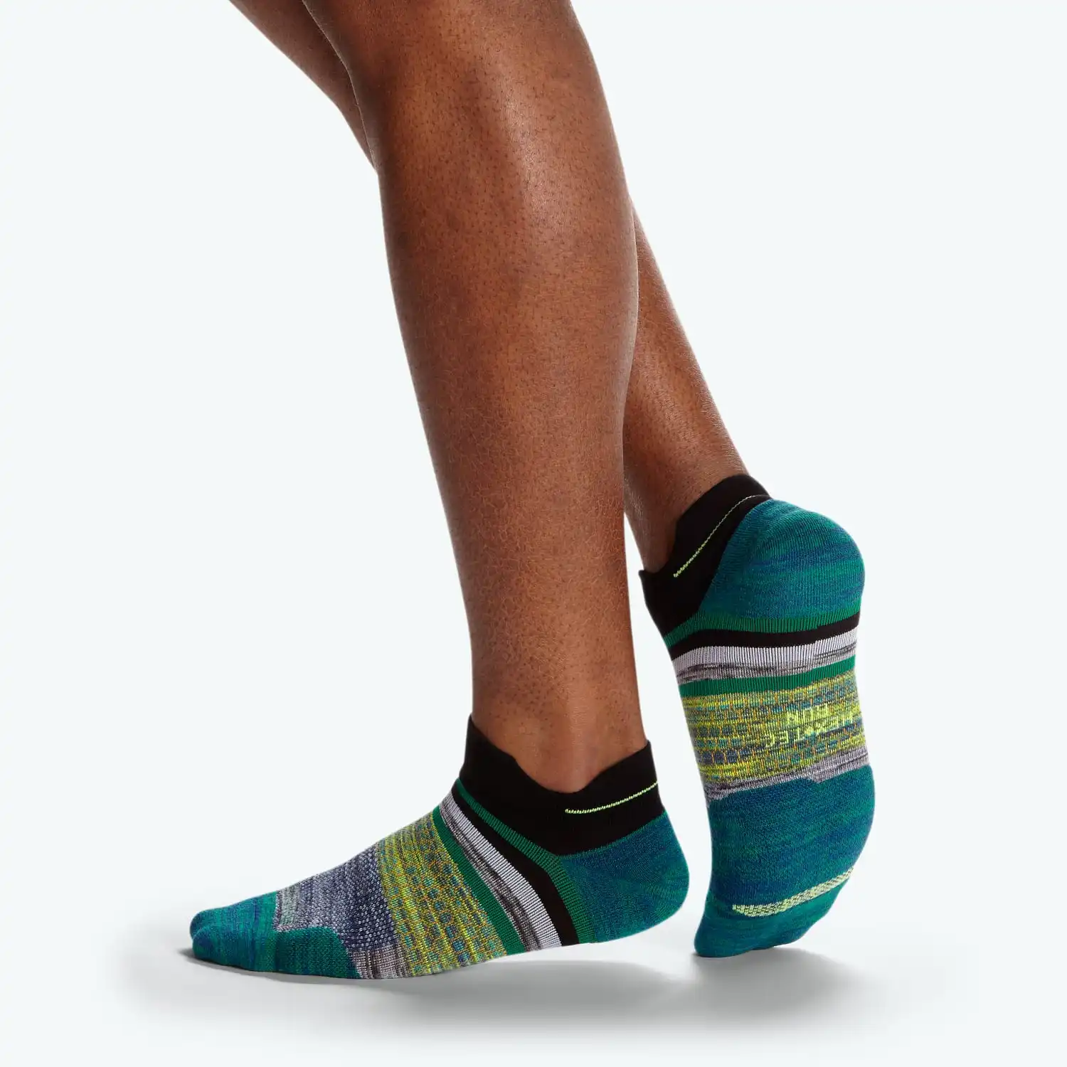 
 Компрессионные короткие носки TA21356 зеленого цвета с логотипом на заказ  