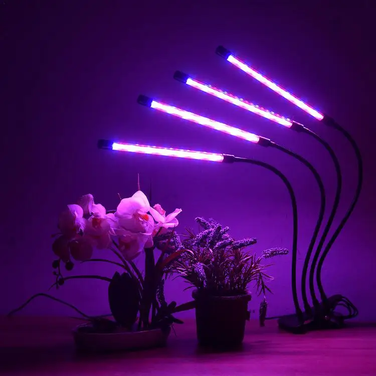 
Plant Growth Light Adjustable Automatic Timing 72LED Growing Lamp for Indoor Outdoor 