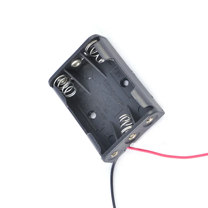 3aaa Battery Holder 4.5V aaa UM4*4 Battery Cell Case with Wire Leads