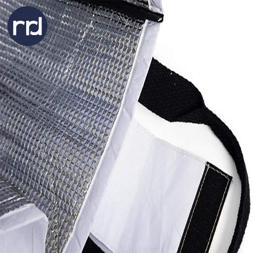 RR Donnelley High Quality Logo Print Dupont Waterproof Reusable Washable Customized White Tote Paper Beach Tyvek Shopping Bags