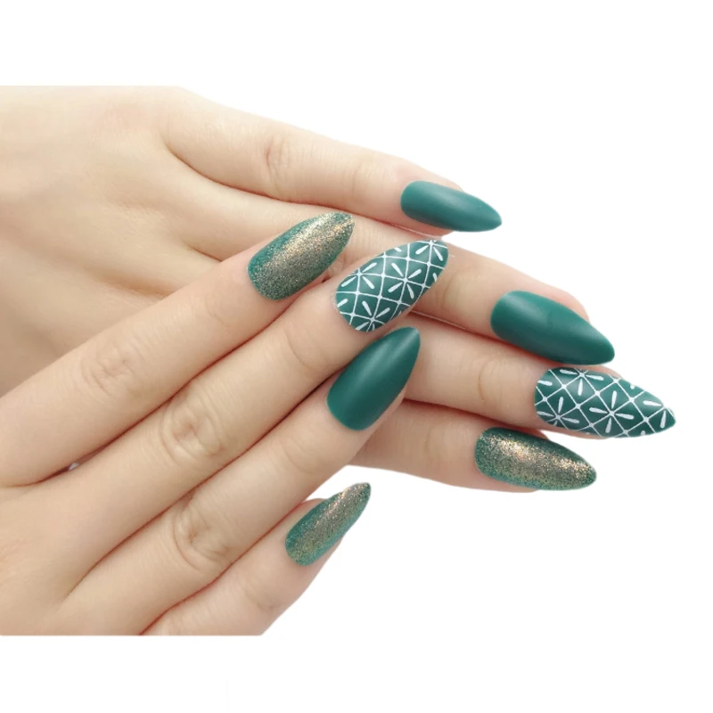 
Where Buy High Quality Durable Using Anti Glue Overflow Nails Impress False Nail Reusable 