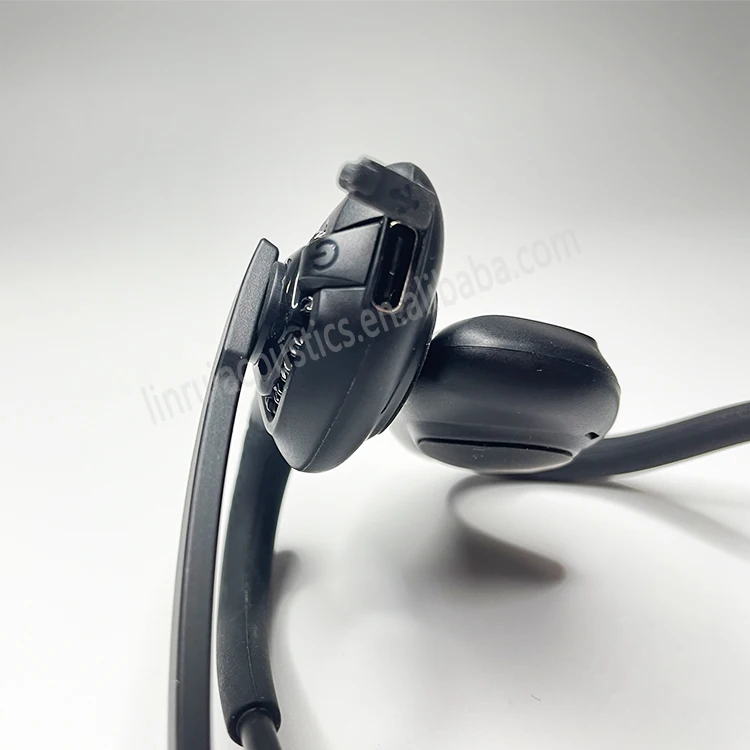 factory manufacturer low latency foldable microphone stick open ear headset air bone conduction headphone with mic for iphone