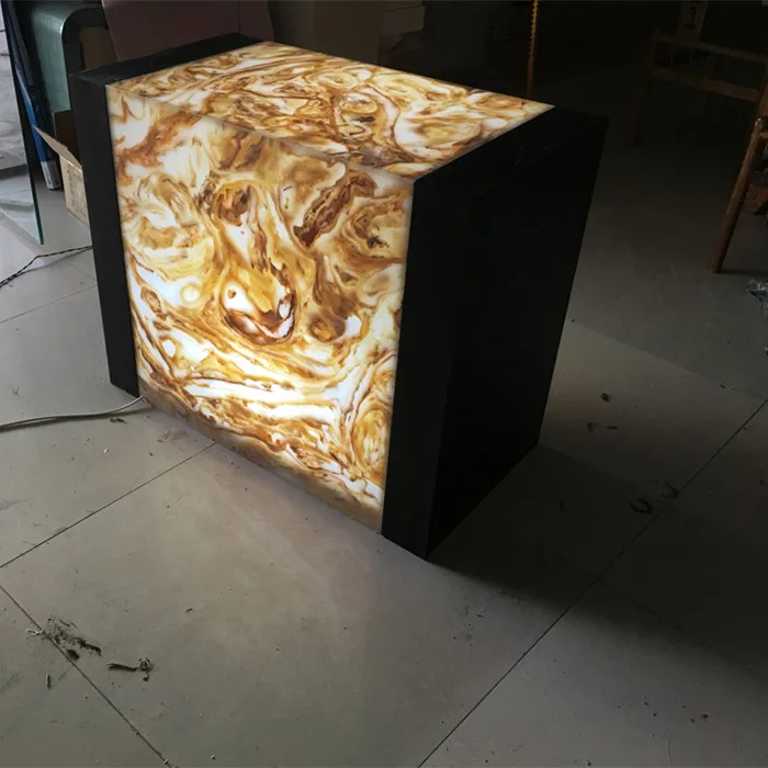 acrylic pearl sheet italian marble coffee table aquarium