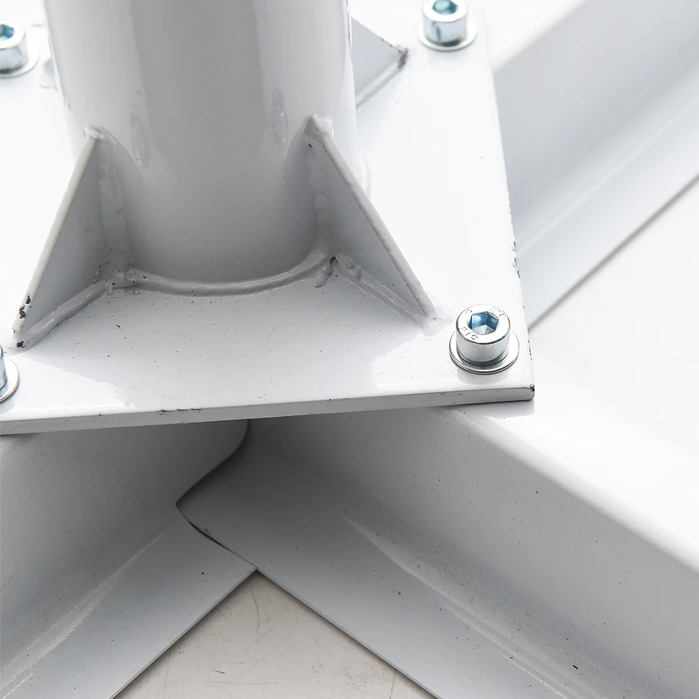 Wholesale custom metal folding large Umbrella stand Outdoor four bracket iron umbrella holder stand