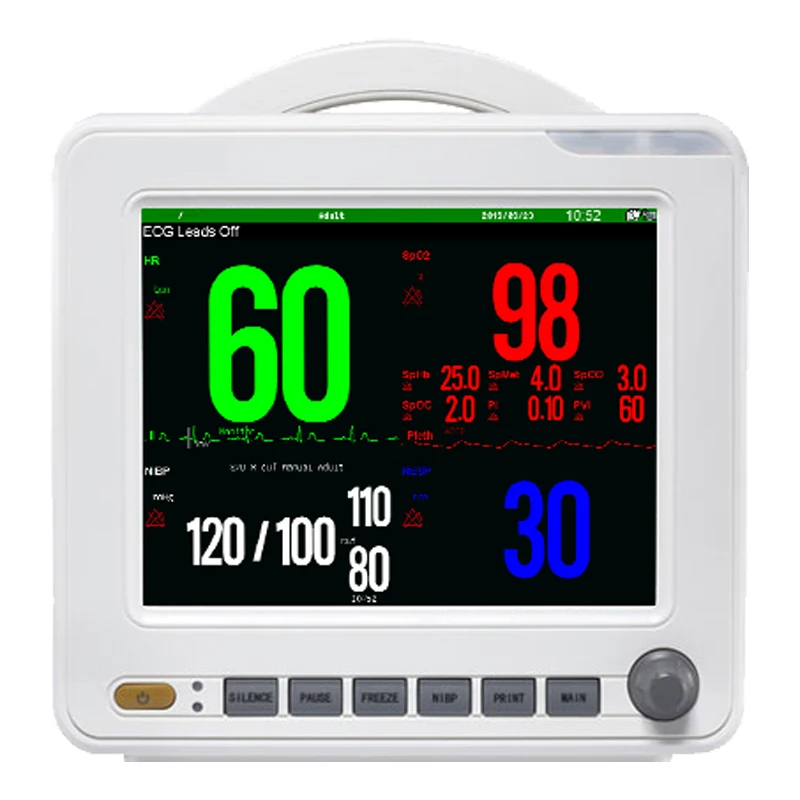 Hospital Medical Multiparameter 8.4 inch patientmonitor Price Portable Multi Parameter ambulance monitoring