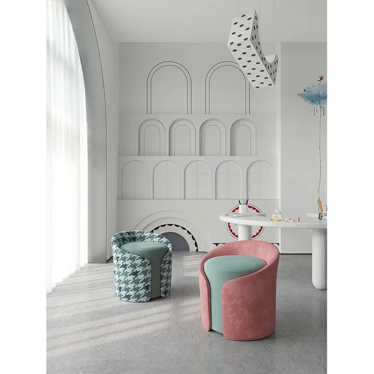 
Hot Selling High Quality Comfortable Modern Single Seat High End Stool Chair 