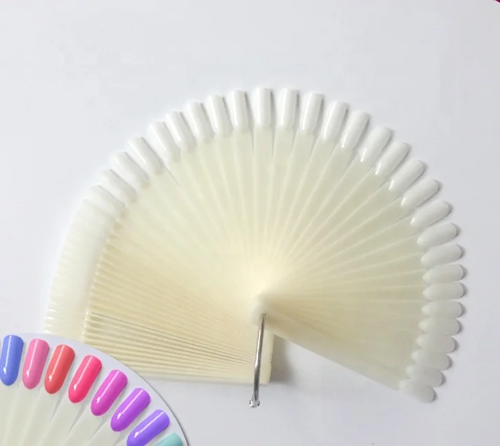 
Newair 50pcs plastic ABS display plaint nail polish color chart natural salon shop wholesale supplier 