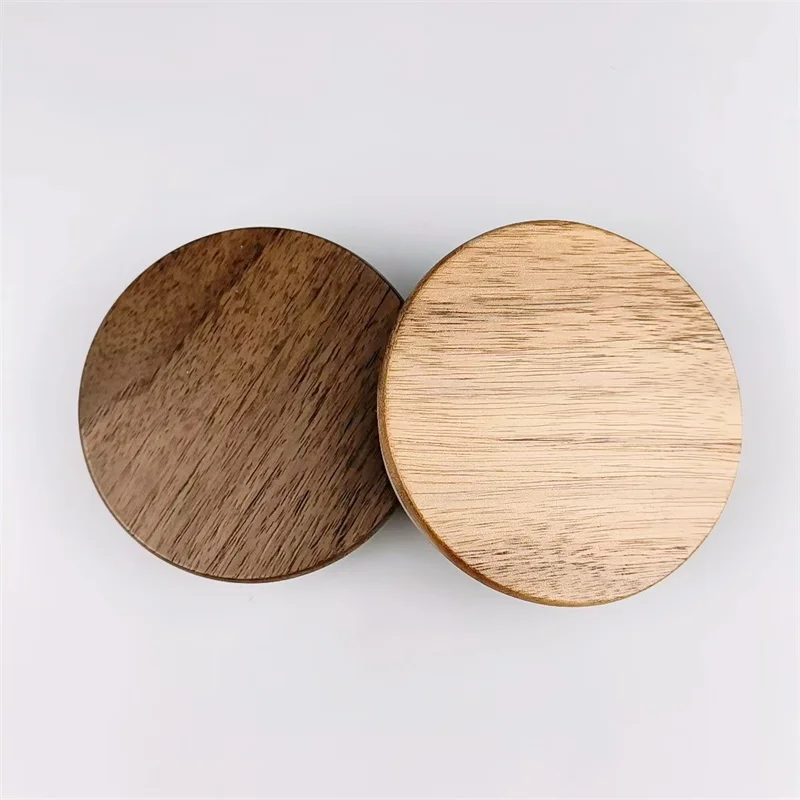 Round Wooden Lids Accepts Custom Wood Bamboo Cover